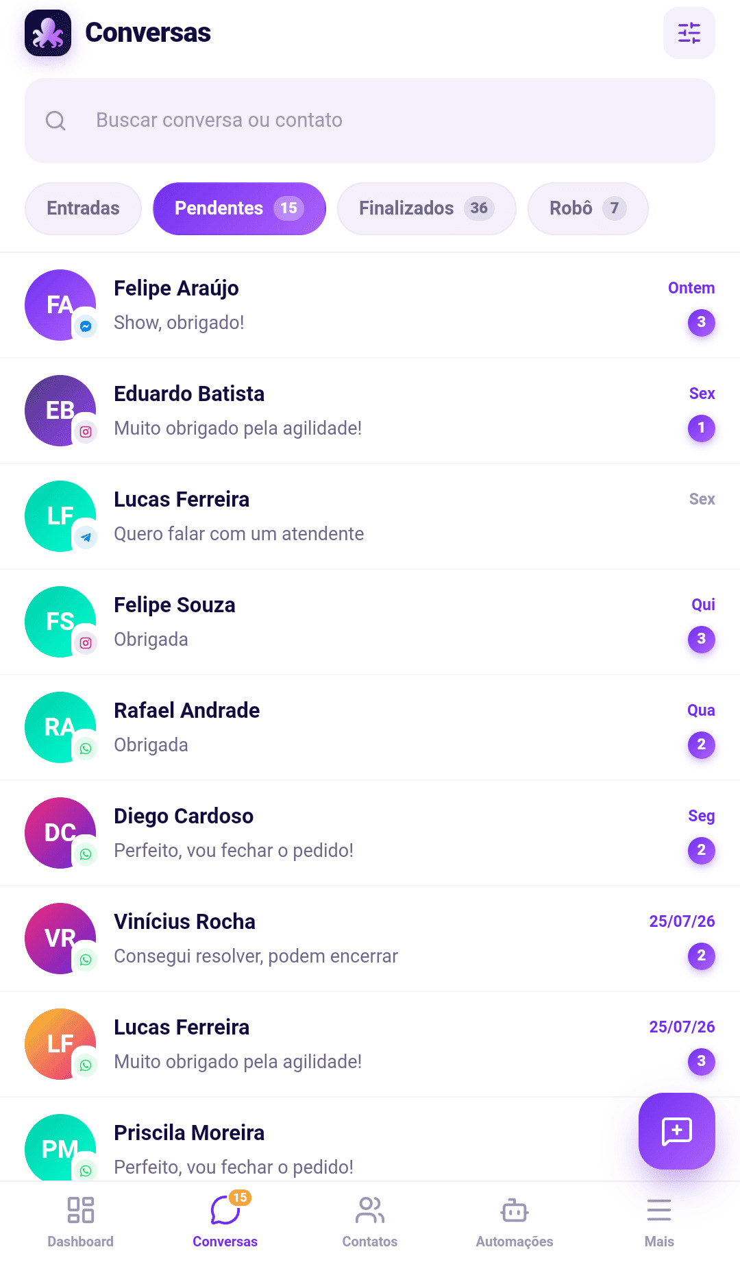 App mobile - chat